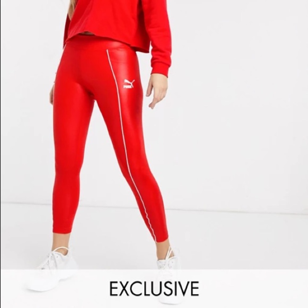 PUMA High Shine Red Legging XS